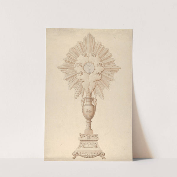 Design for a Monstrance (Presented to the City of Trieste by King Louis XVIII) by Louis Lafitte