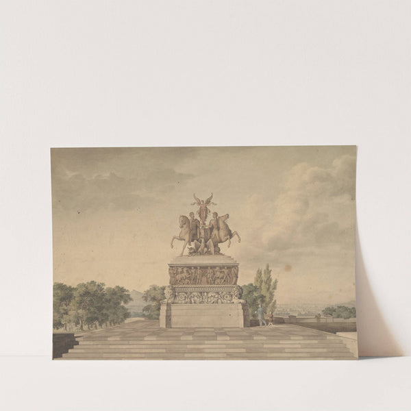 Design for a Monument of the Victory of Waterloo by Leo Von Klenze