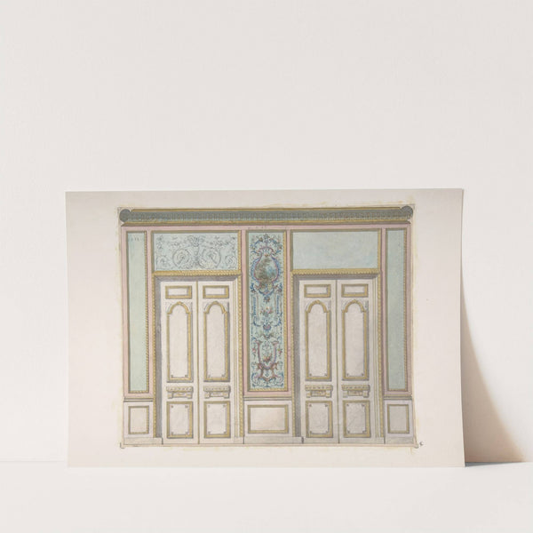 Design for a Pair of Doors Joined by an Ornamental Panel by Jules-Edmond-Charles Lachaise