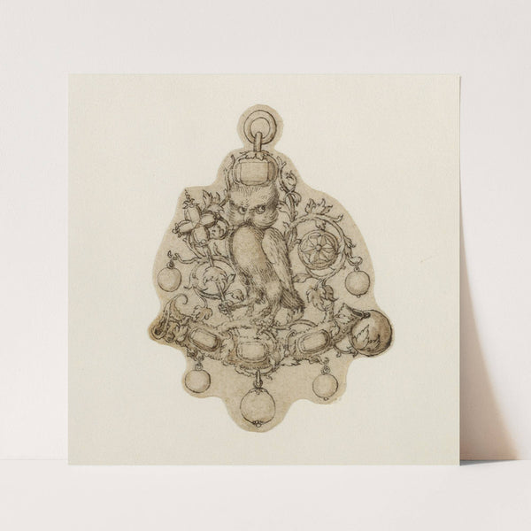 Design for a Pendant Jewel (1580–1590) by Theodor de Bry