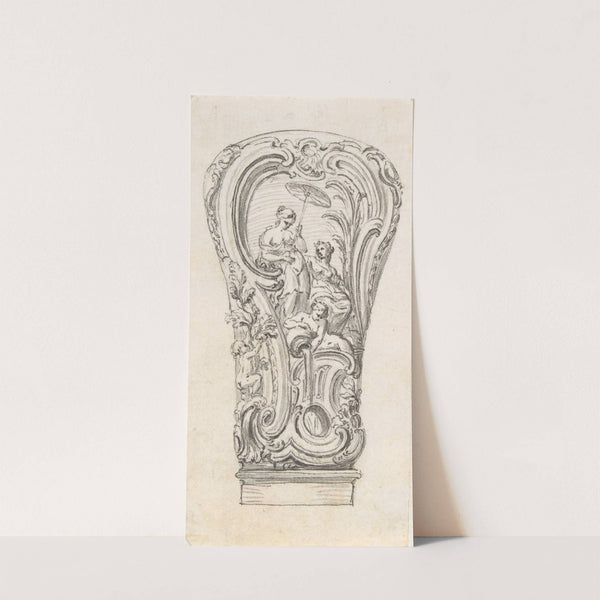 Design for a Repouseé Cane Handle by Juste Aurèle Meissonnier