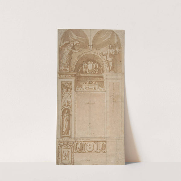 Design for a Reredos or Frame and Setting for an Altar Painting (1552–1626) by Cristoforo Roncalli