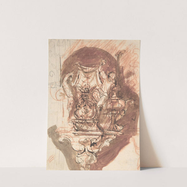 Design for a sepulchral monument by Pieter Verbruggen the Younger