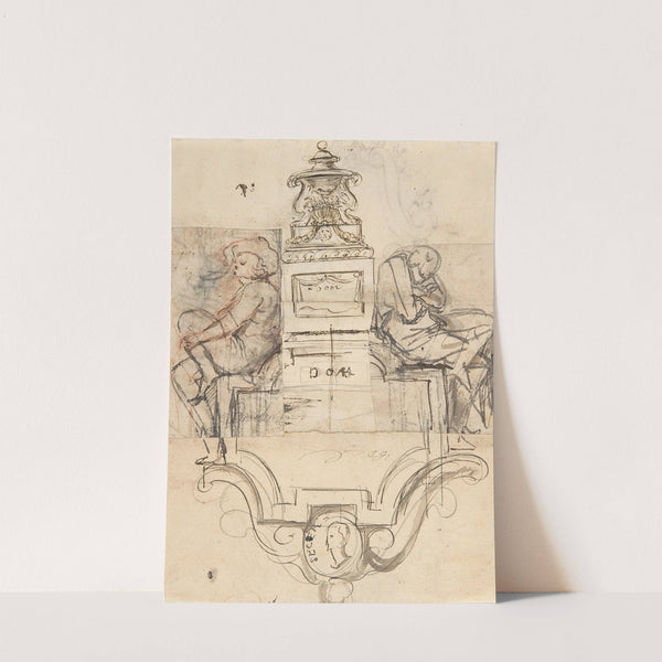 Design for a sepulchral monument by Pieter Verbruggen the Younger