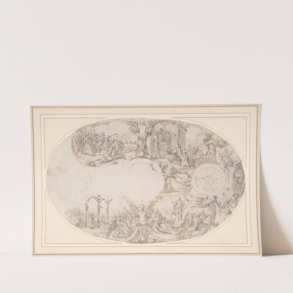 Design for a Silver Vessel with Scenes from the Passion of Christ by Paulus Willemsz. van Vianen