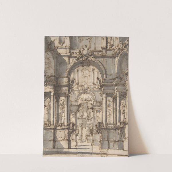 Design for a Stage Set by Giovanni Battista Natali III