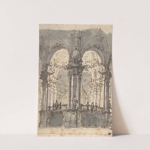Design for a Stage Set by Giovanni Battista Natali III
