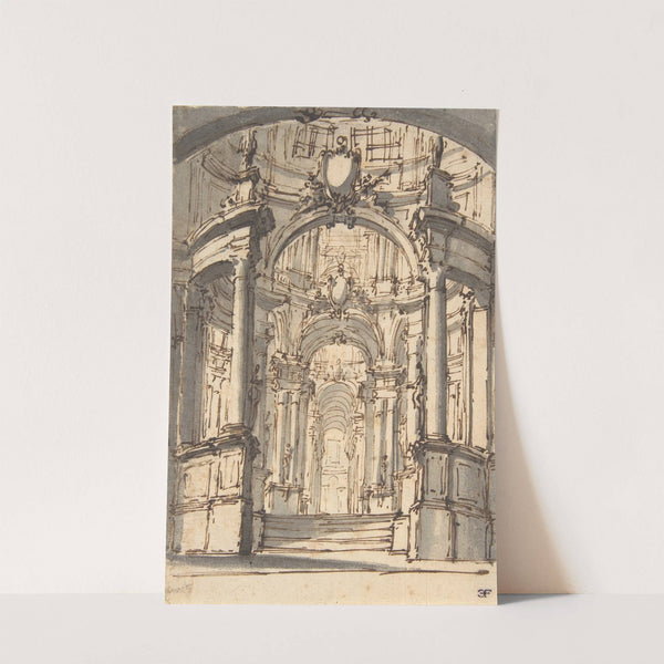 Design for a Stage Set by Giovanni Battista Natali III