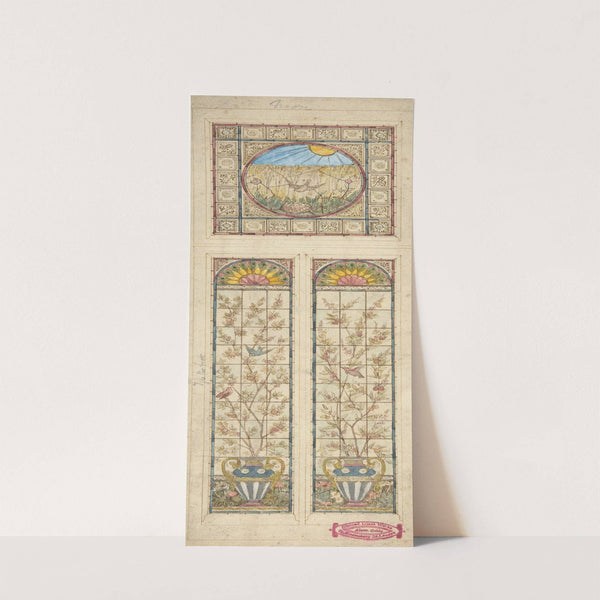 Design for a stained glass window (1866–92) by Alexander Gibbs