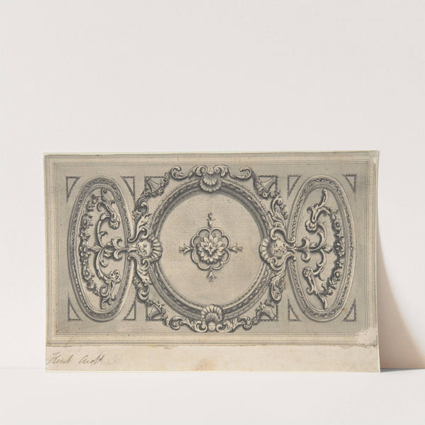 Design for a Staircase Ceiling by Isaac Ware