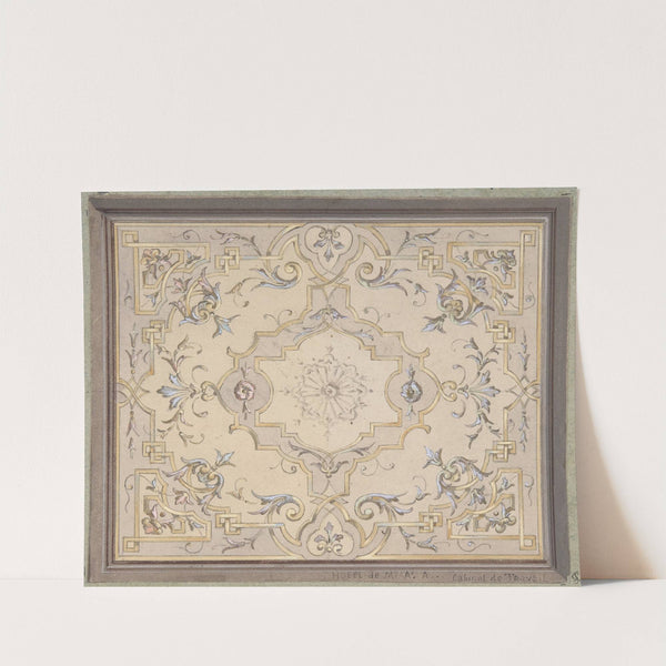 Design for a Study Ceiling by Jules-Edmond-Charles Lachaise