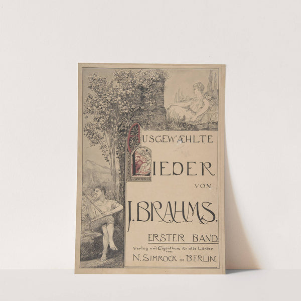 Design for a Title Page for Sheet Music (late 19th–early 20th century) by Max Klinger