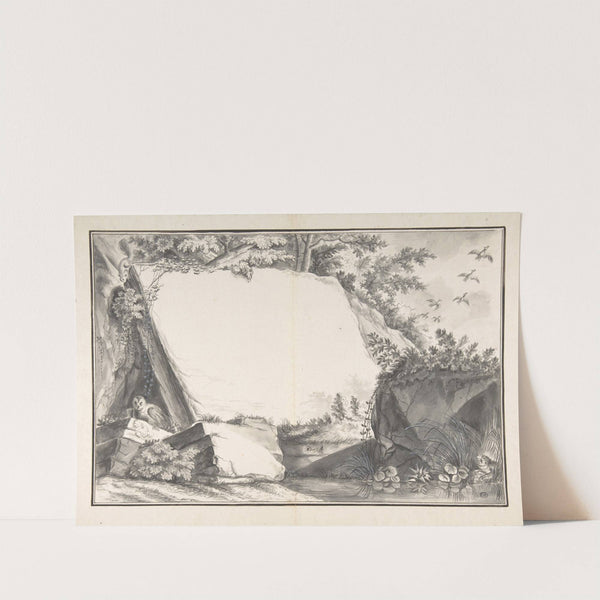 Design for a Title Page; Rocks and Animals by Joseph Martin Nideröst