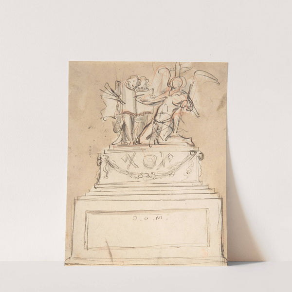 Design for a tomb by Pieter Verbruggen the Younger