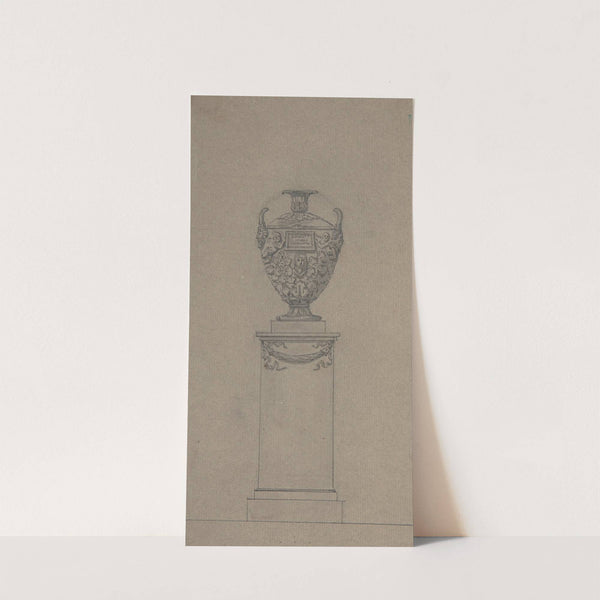 Design for a Tomb with an Urn (late 18th–19th century) by Johann Gottfried Schadow