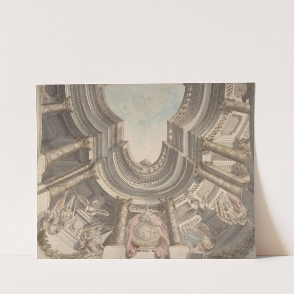 Design for a Trompe L’Oeil Ceiling (ca. 1750–60) by Flaminio Innocenzo Minozzi