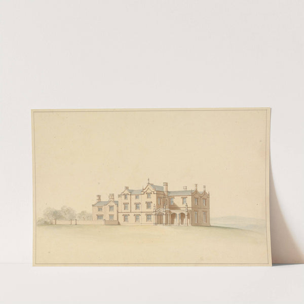 Design for a Tudoresque Villa. by Lewis Vulliamy