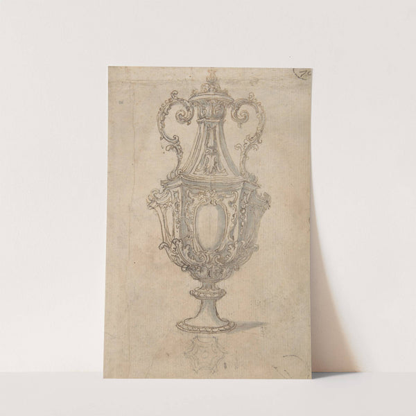 Design for a Vase with a Cross-section of its Neck by Giovanni Battista Foggini