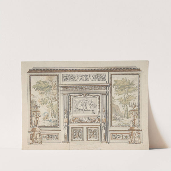 Design for a Wall Elevation by Etienne de Lavallée-Poussin