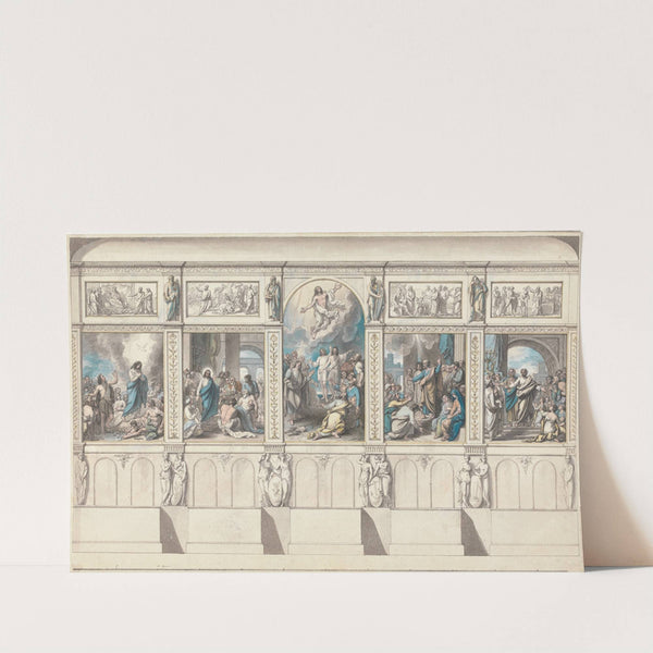 Design for a Wall of the Chapel of Revealed Religion (ca. 1780) by Benjamin West