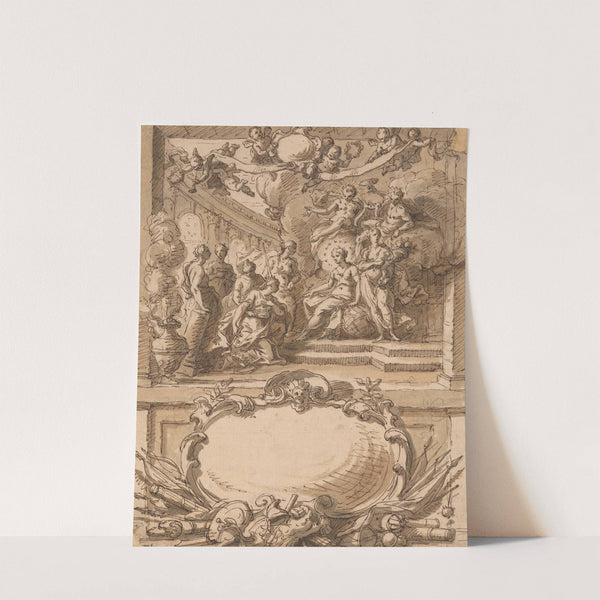 Design for a Wall Panel by Sir James Thornhill