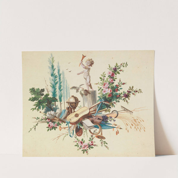 Design for a woven or printed fabric by P. and C. Lacour