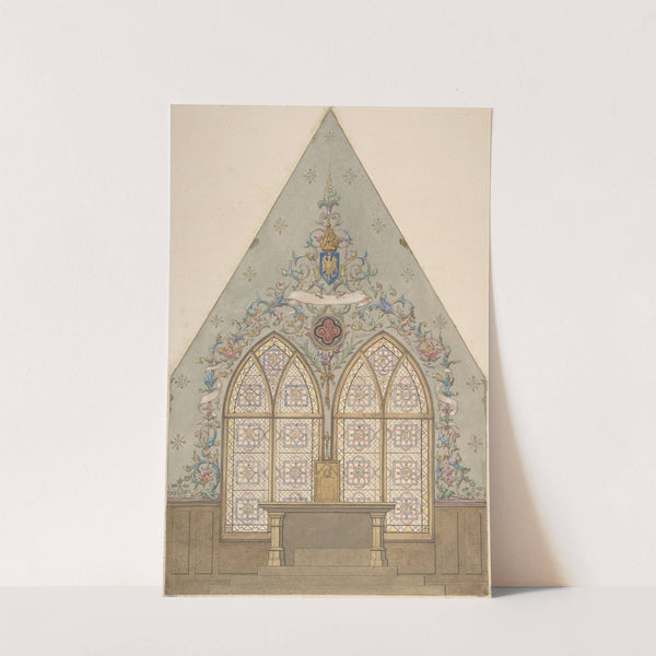 Design for Altar and Chapel, Farnborough by Jules-Edmond-Charles Lachaise