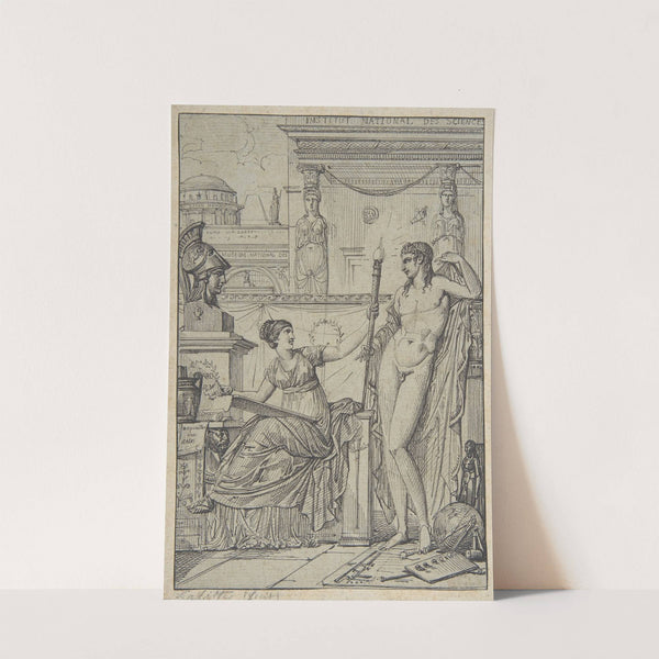 Design for an Allegorical Print by Louis Lafitte