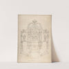Design for an Alter with Saint Michael and the Dragon by Johann Baptist Modler