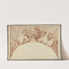 Design for an Archivolt; Two Fauns Supporting an Urn by Clodion