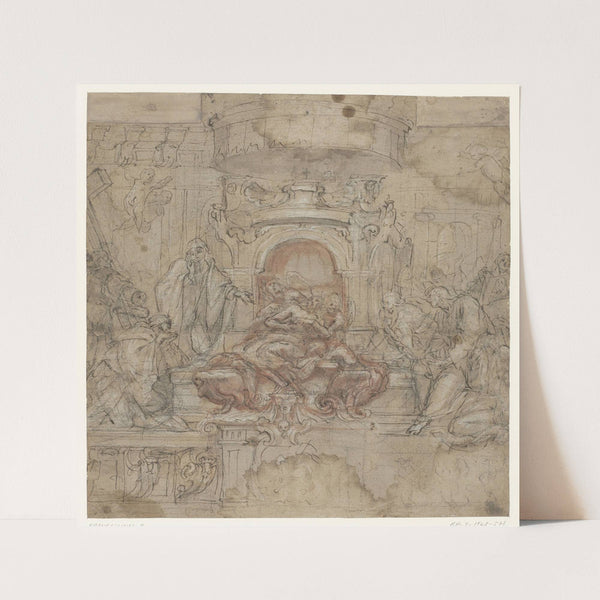 Design for an Easter altar (1645 - 1649) by Baldassare Franceschini