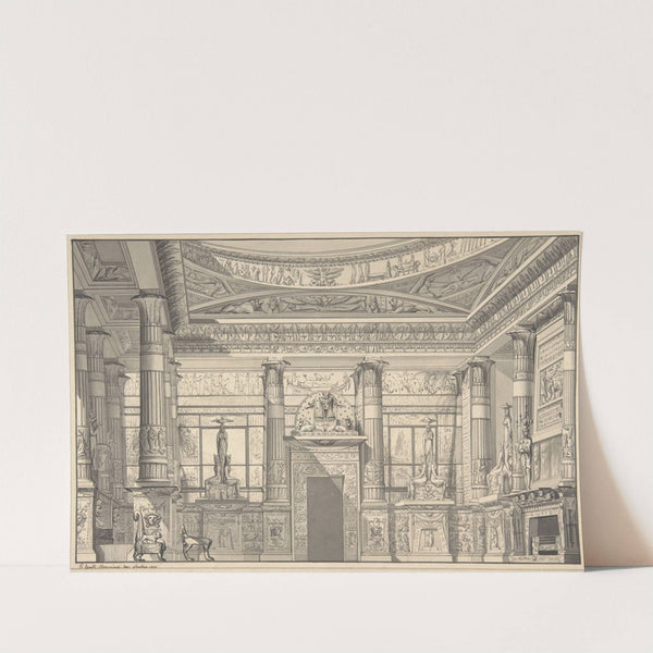 Design for an Egyptian-style Interior by Gaetano Landi