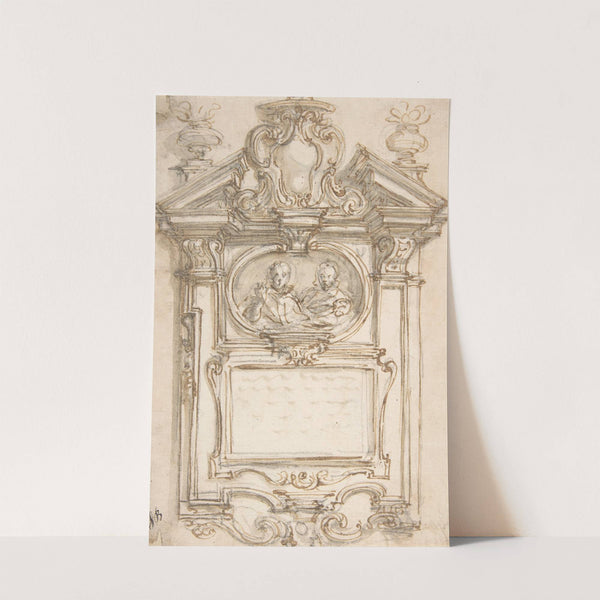Design for an Epitaph by Giovanni Battista Foggini