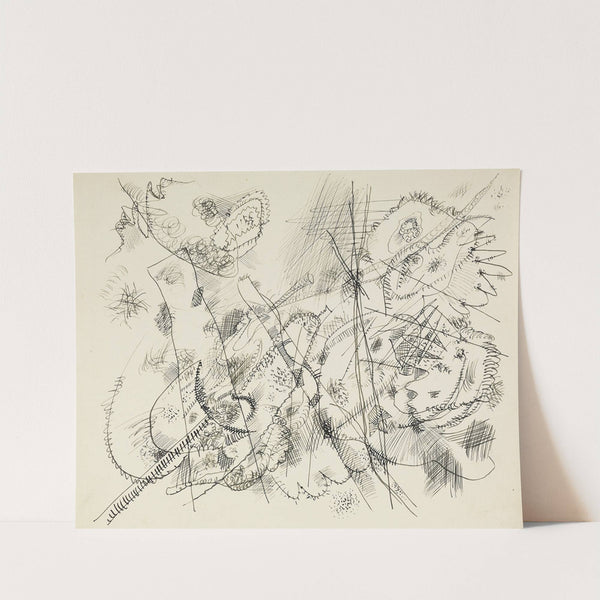 Design for an etching by Wassily Kandinsky