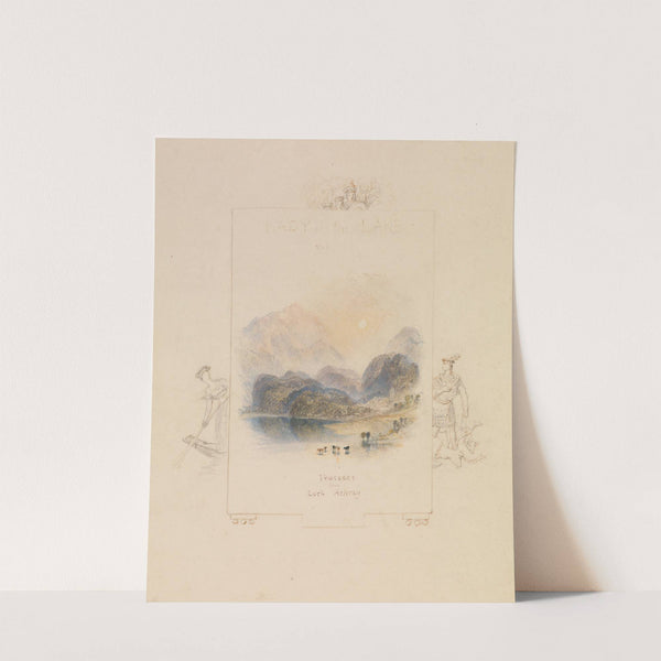 Design for an Illustration for Walter Scott's 'Lady of the Lake', Loch Achray by Joseph Mallord William Turner