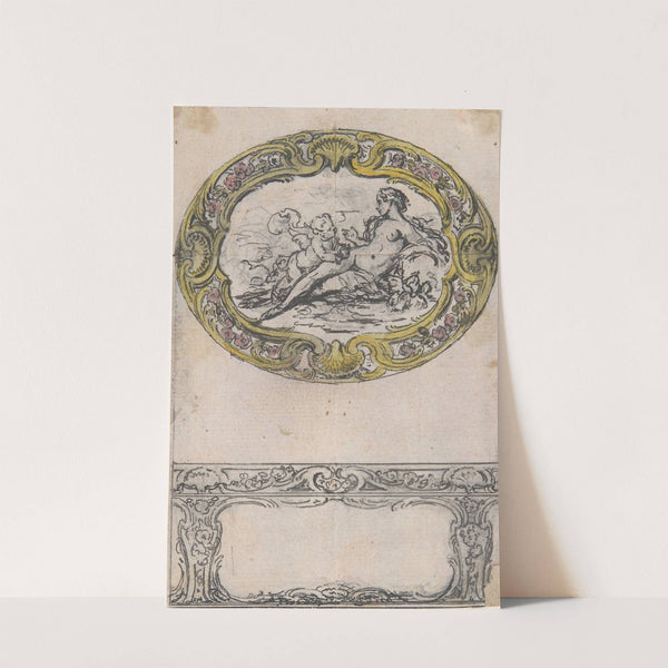 Design for an Oval Gold Box by Hubert-François Gravelot