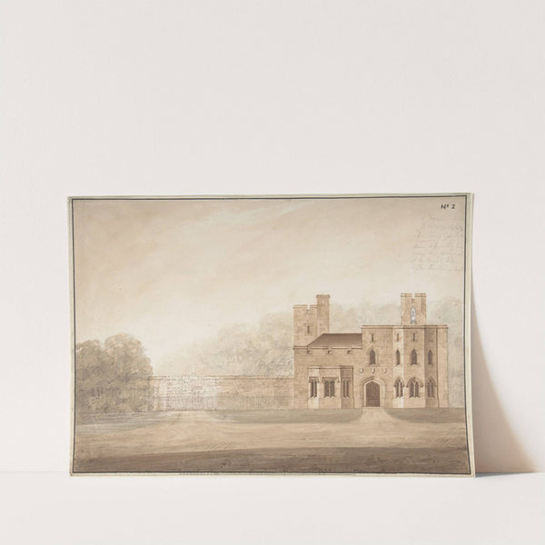 Design for Bishopsgate Lodge, at Windsor Castle, Berkshire (ca. 1820–30) by Sir Jeffry Wyatville