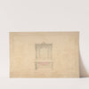 Design for Cabinet Pianoforte, François Premier Style by Robert William Hume