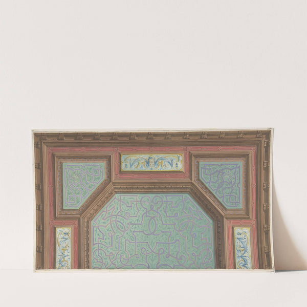 Design for Ceiling, Hôtel Hope (1867) by Jules-Edmond-Charles Lachaise