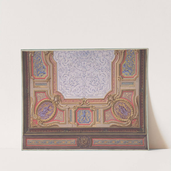 Design for Ceiling of Grand Salon, Hôtel Hope by Jules-Edmond-Charles Lachaise