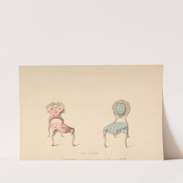 Design for Chairs, Louis Quinze Style by Robert William Hume