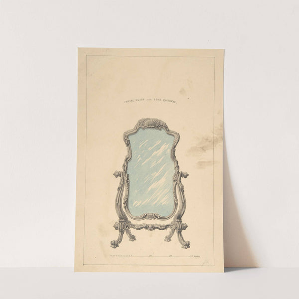Design for Cheval Glass by Robert William Hume