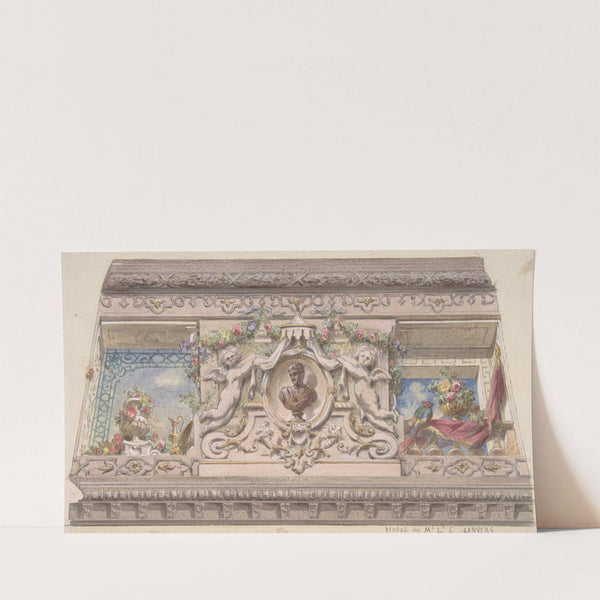 Design for Cove, Hôtel Cahen d’Anvers (19th Century) by Jules-Edmond-Charles Lachaise