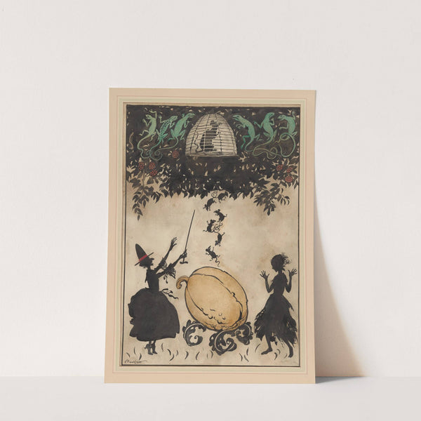 Design for cover of Cinderella (1919) by Arthur Rackham