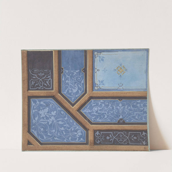 Design for Dining Room Ceiling, Château de Cangé by Jules-Edmond-Charles Lachaise