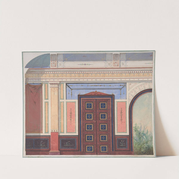 Design for Elevation of Ceiling and Wall, Deepdene, Dorking, Surrey by Jules-Edmond-Charles Lachaise