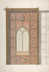 Design for Elevation of Window, Saint Clotilde