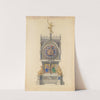 Design for Enameled Clock by Lucien Falize