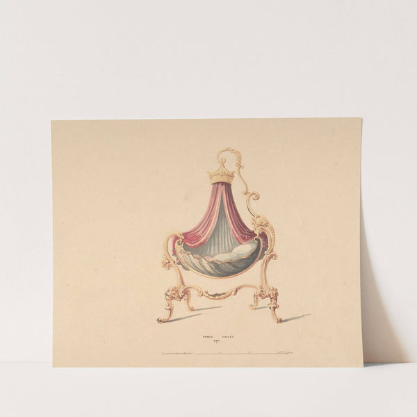 Design for Fancy Child's Cot by Robert William Hume