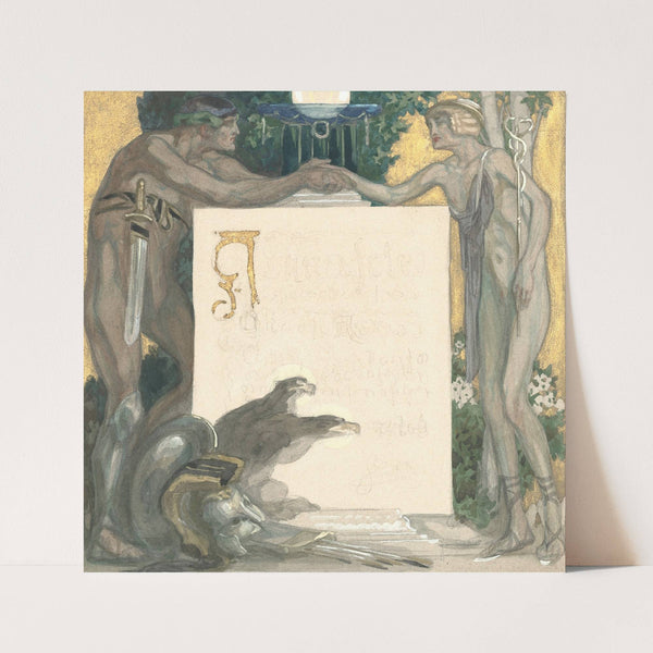 Design for Frontispiece by Franz von Bayros